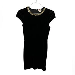 VINTAGE INSPIRED LITTLE BLACK VELVET DRESS